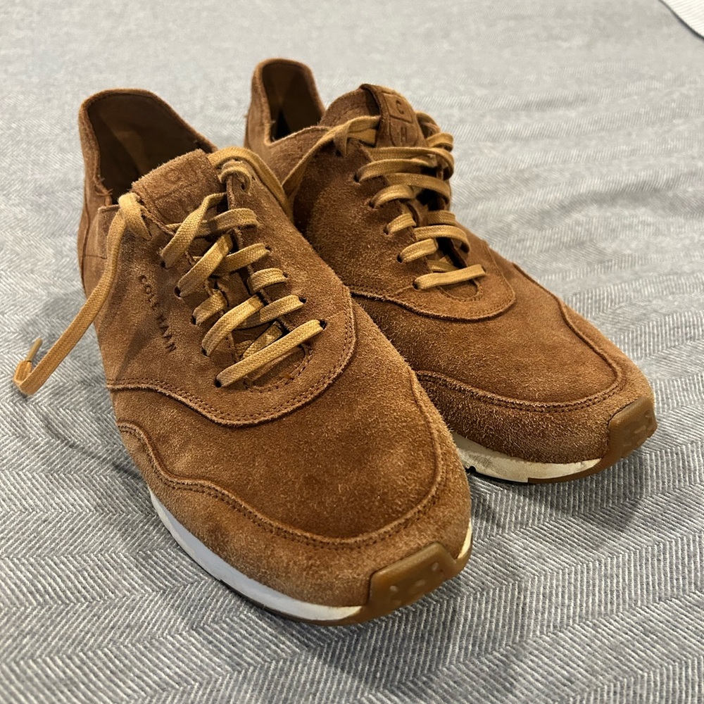 Cole Haan Brown Suede Sneakers